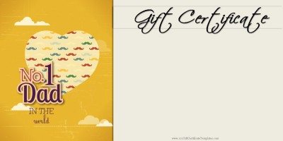 fathers day gift certificate template 22 400x200