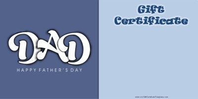 fathers day gift certificate template 6 400x200