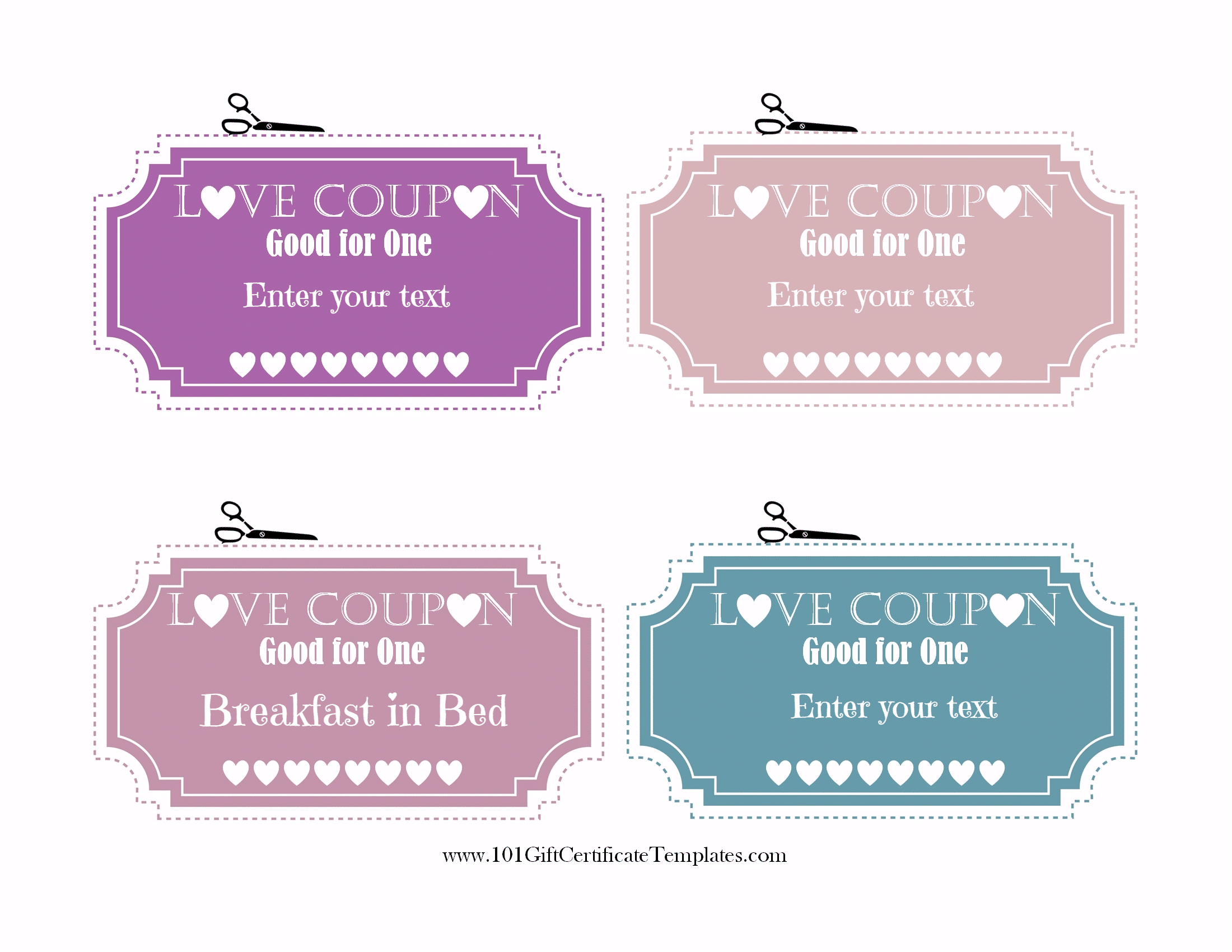 Free Editable Love Coupons For Him Or Her