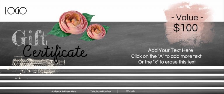 FREE Business Gift Certificate Template | Customize Online