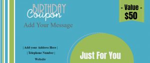 FREE Birthday Coupon Template - Customize Online & Print