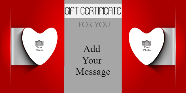 Free Valentines Day Gift Certificate Template | Customize Online